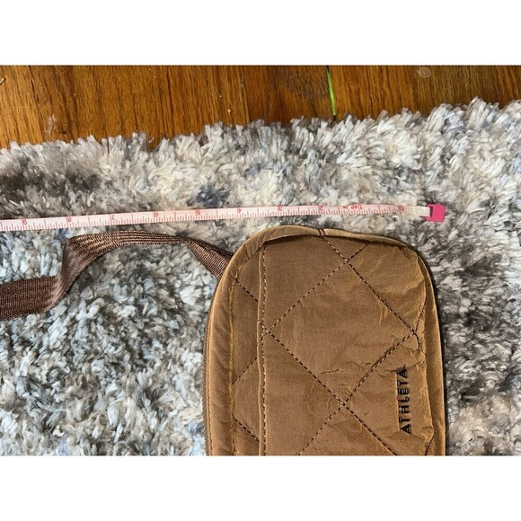 Athleta Excursion Crossbody Waist Belt Bag Fanny Pack Brown - Picture 4 of 8